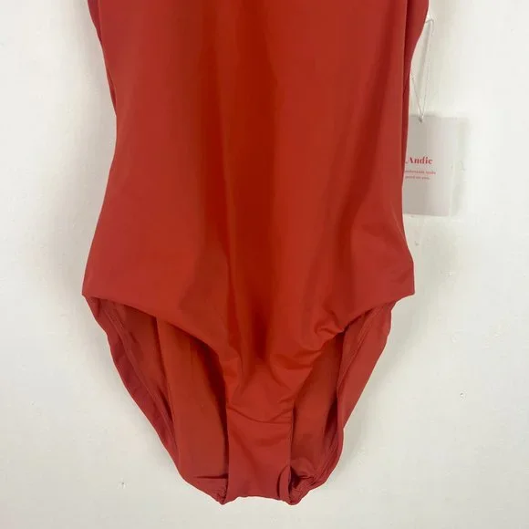 NWT Andie Swim The Luzon One Piece Swimsuit Chili Pepper Size Medium M NEW - Picture 4 of 12